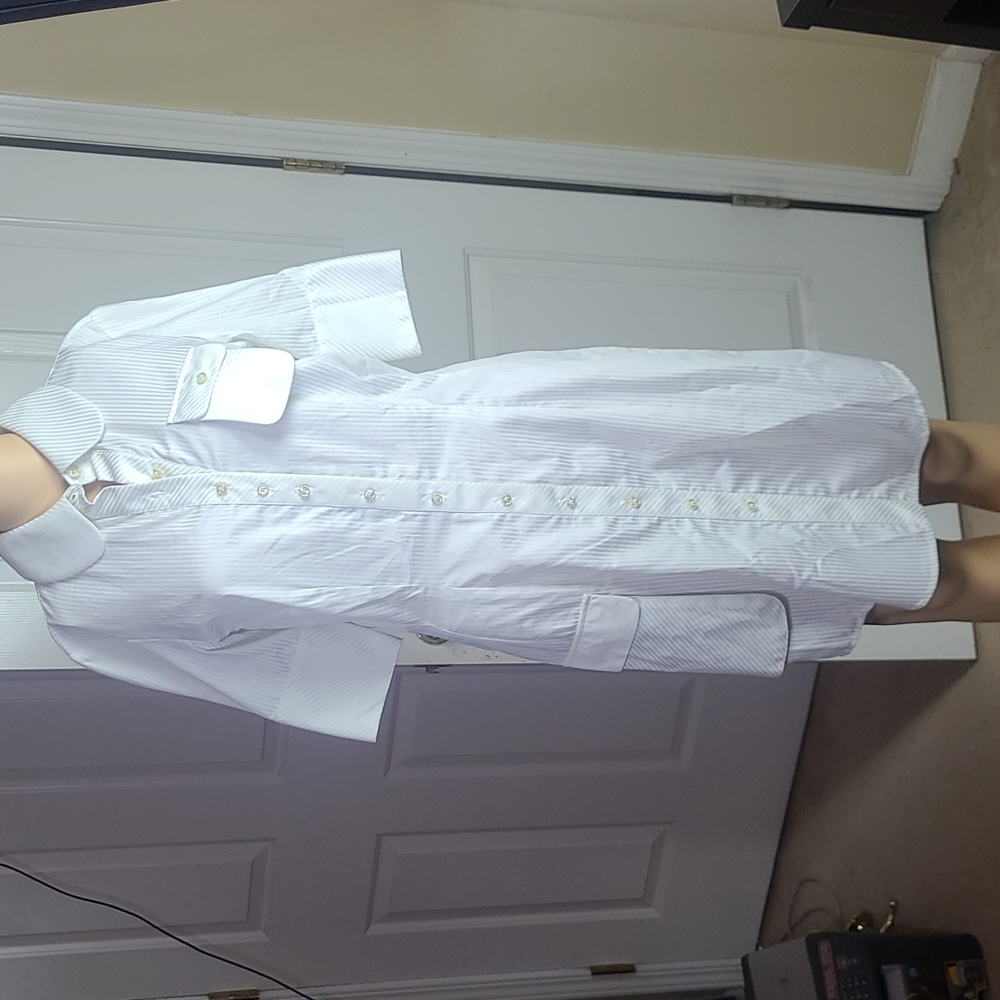 NADA Shirt Dress w/Short Sleeves